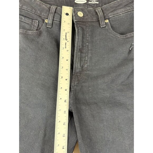 Old Navy Women's O.G. Straight Jeans High Rise Secret-Slim Pockets Blue Size 12 - Picture 5 of 10